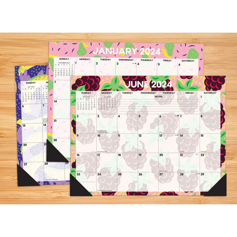 Fruit Salad 2024 Academic Desk Pad 4 Fruit Salad 2024 Academic Desk Pad - Image 2