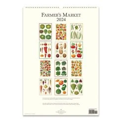 Farmers Market 2024 Poster Wall Calendar -Calendars Store 02145e13 c386 44af b123 9ff619277751