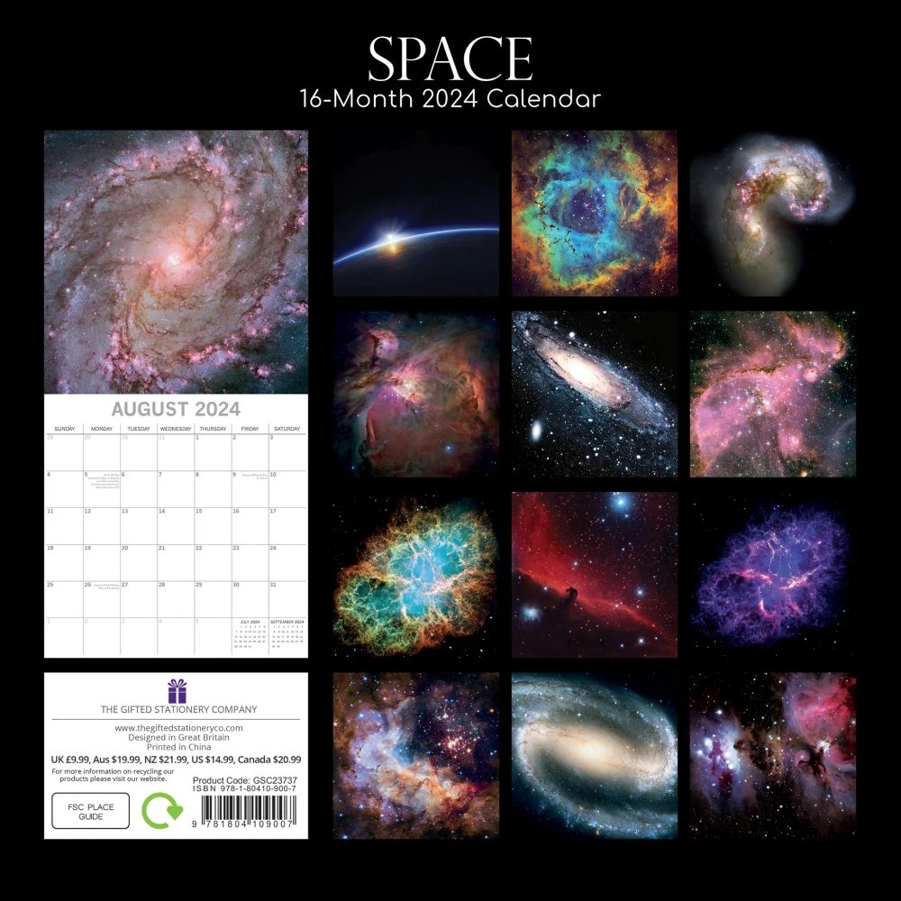 Space 2024 Wall Calendar 4 Space 2024 Wall Calendar - Image 2