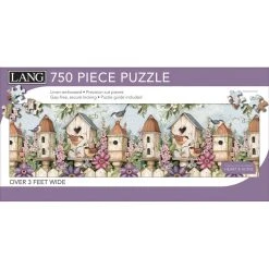 Birdhouse Garden 750 Piece Puzzle (Panoramic) By Susan Winget -Calendars Store 0604747f df34 4eee 9d8a eb7f708d4f4b