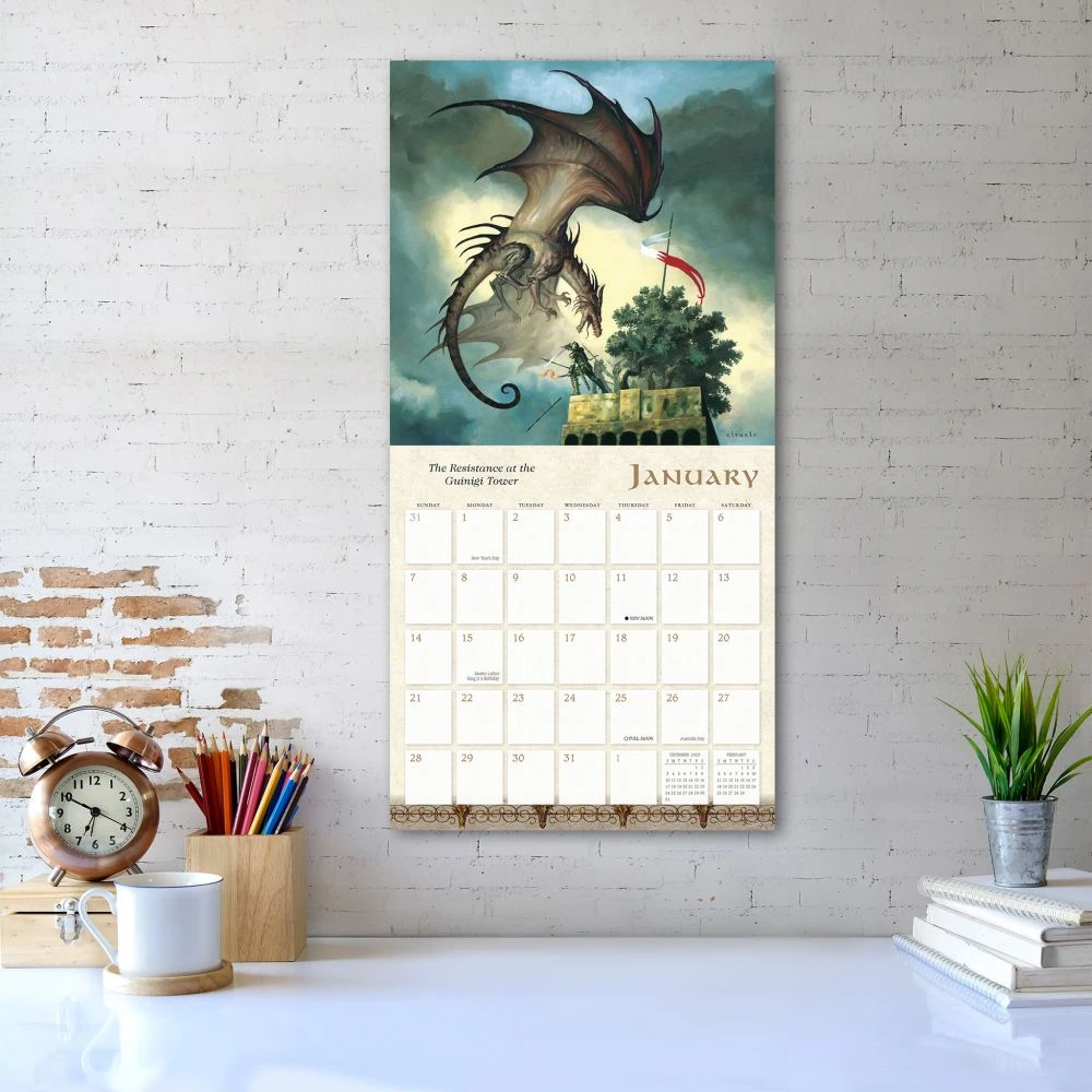 Dragons By Ciruelo 2024 Wall Calendar 8 Dragons By Ciruelo 2024 Wall Calendar - Image 6