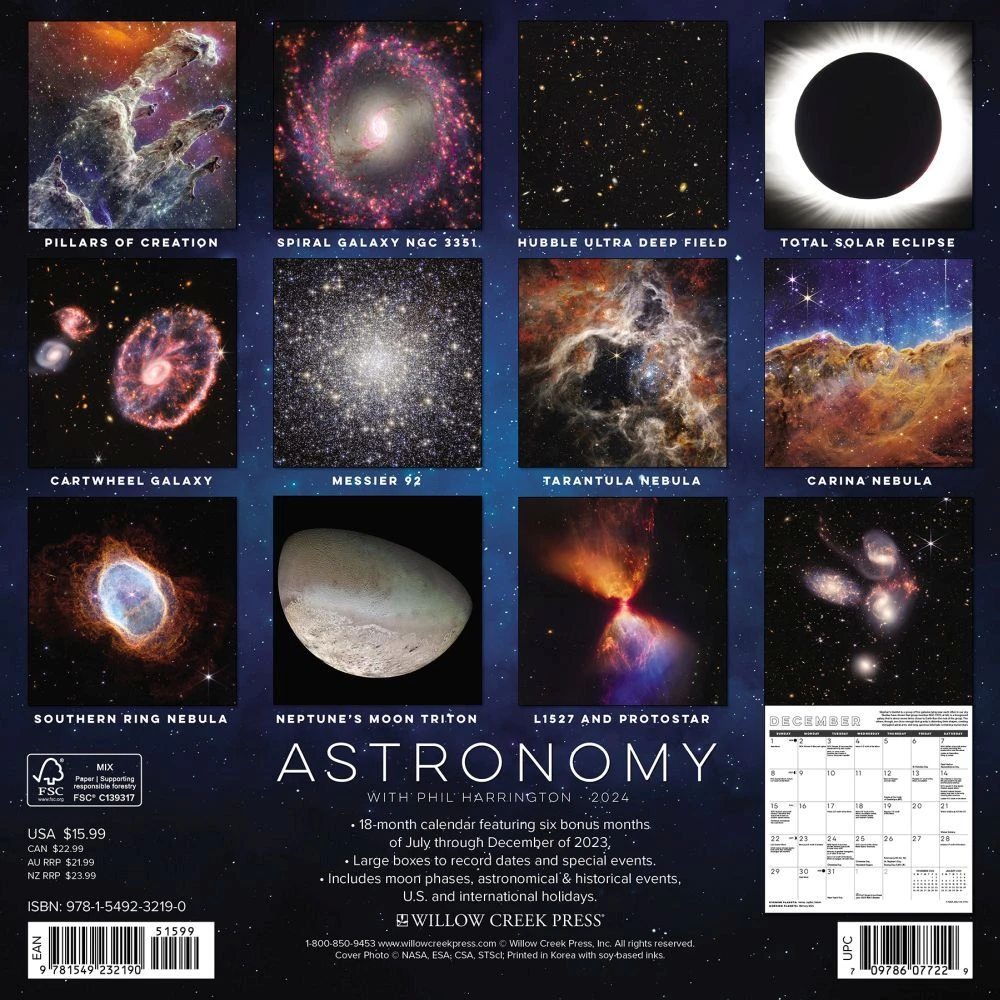 Astronomy 2024 Wall Calendar 4 Astronomy 2024 Wall Calendar - Image 2