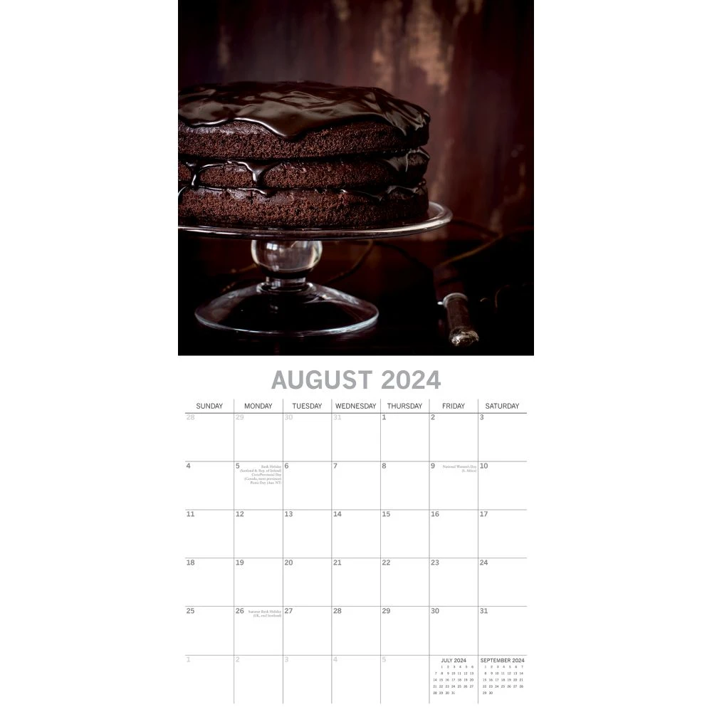Chocolate 2024 Wall Calendar 6 Chocolate 2024 Wall Calendar - Image 4