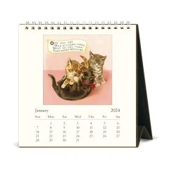 Cats Vintage 2024 Easel Desk Calendar -Calendars Store 0f49c08d 59bf 4d95 b948 b56c5dcc6baf