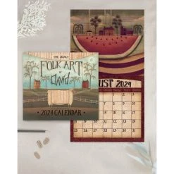 Folk Art By David 2024 Wall Calendar -Calendars Store 10d56204 fd31 4266 b11e dcacbd9d08d6