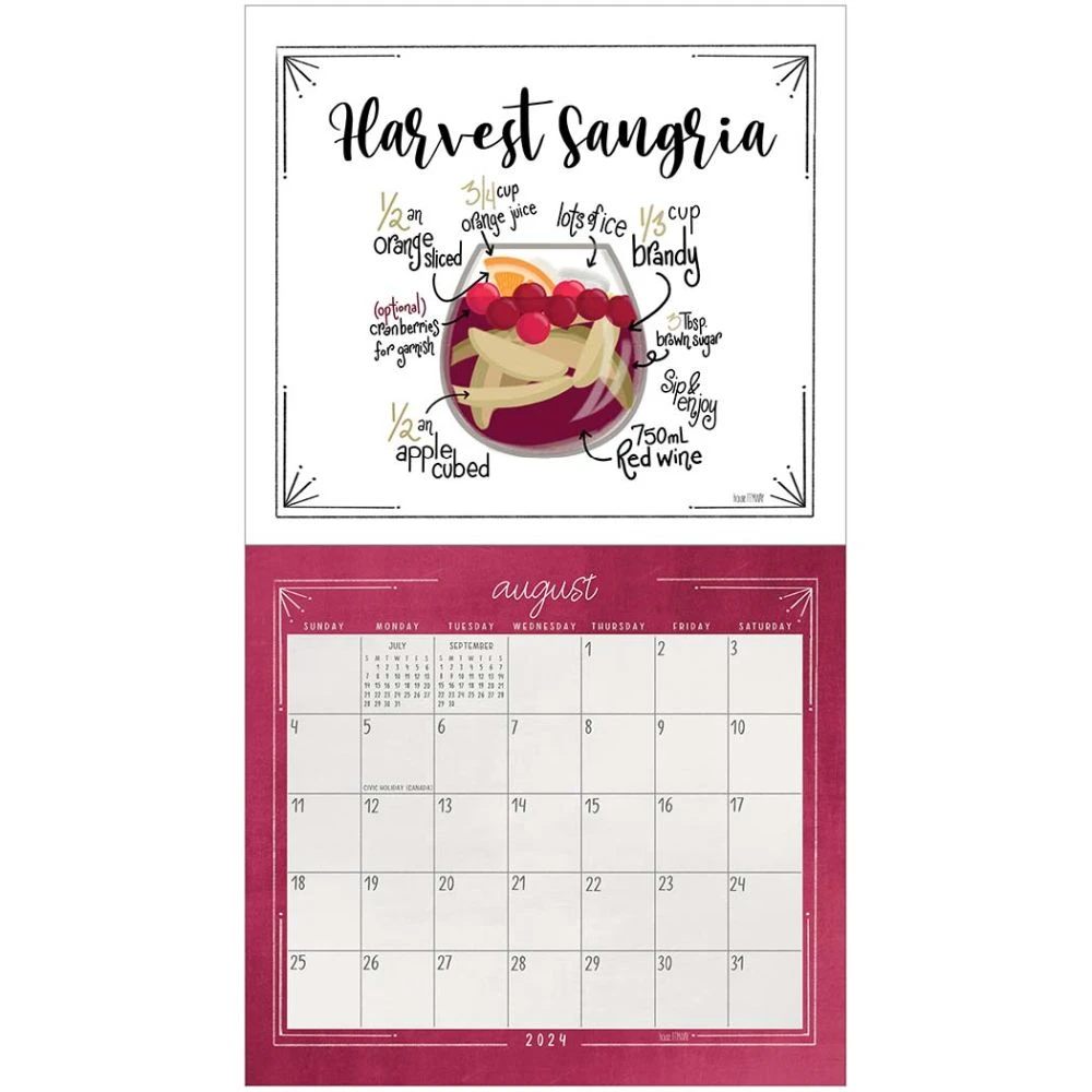 Mixology 2024 Wall Calendar 5 Mixology 2024 Wall Calendar - Image 3