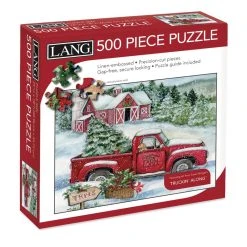Santa's Truck 500 Piece Puzzle By Susan Winget