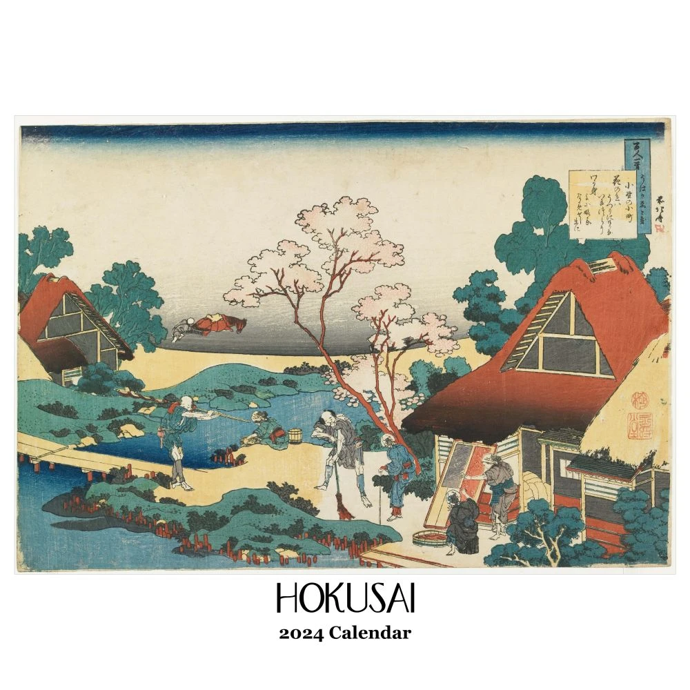 Hokusai Square 2024 Wall Calendar 3 Hokusai Square 2024 Wall Calendar