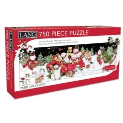 Snow Day 750 Piece Puzzle (Panoramic) By Susan Winget