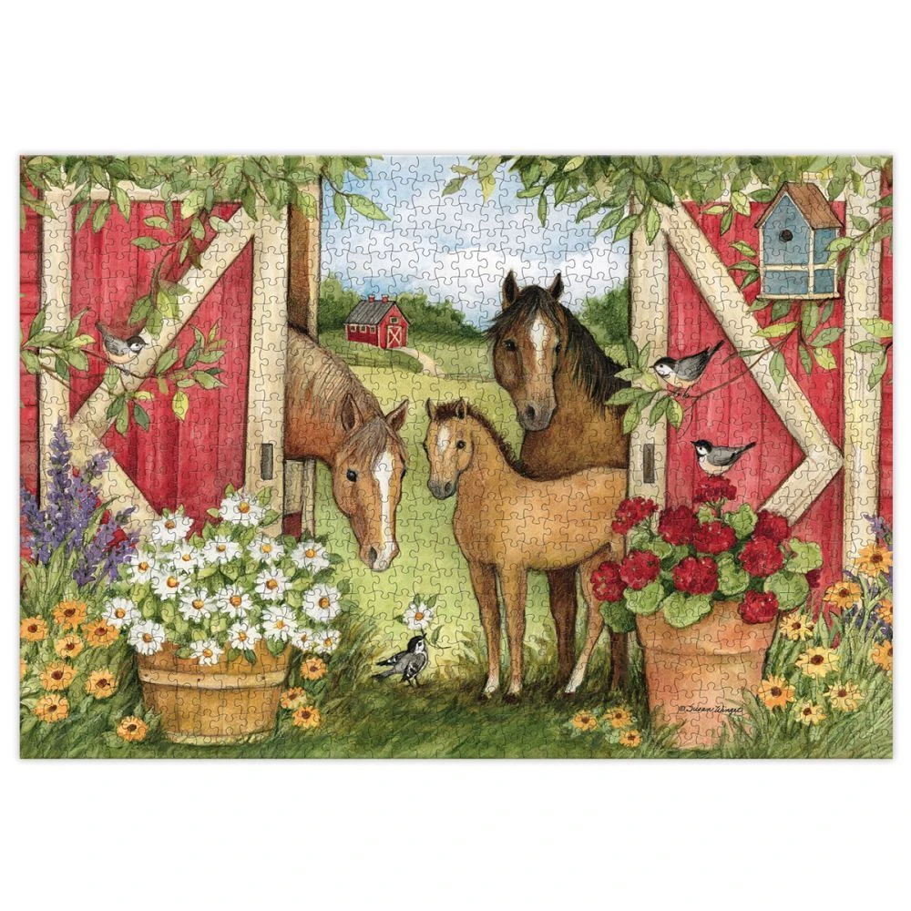 Heartland Barn 1000 Piece Puzzle By Susan Winget 4 Heartland Barn 1000 Piece Puzzle By Susan Winget - Image 2
