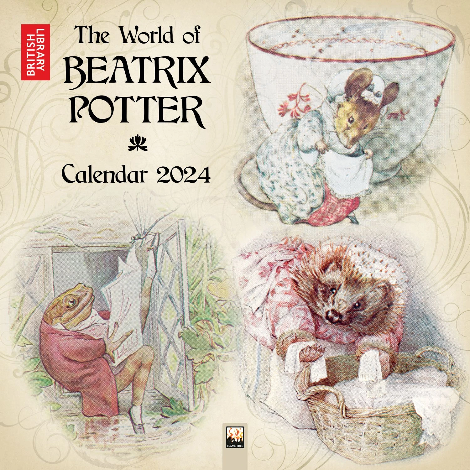 Beatrix Potter Library 2024 Wall Calendar 3 Beatrix Potter Library 2024 Wall Calendar