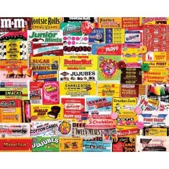 Charlie Girard Candy Wrappers 1000 Piece Puzzle -Calendars Store 201300006316