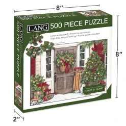 Holiday Door 500 Piece Puzzle By Susan Winget -Calendars Store 201700011340 ALT3