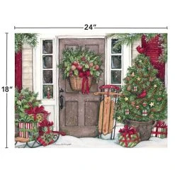 Holiday Door 500 Piece Puzzle By Susan Winget -Calendars Store 201700011340 ALT4