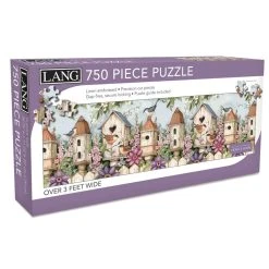 Birdhouse Garden 750 Piece Puzzle (Panoramic) By Susan Winget -Calendars Store 201700011356