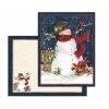 Snowman Scarf Boxed Christmas Cards (18 Pack) W/ Decorative Box By Susan Winget 1 Snowman Scarf Boxed Christmas Cards (18 Pack) W/ Decorative Box By Susan Winget -Calendars Store 201900013261