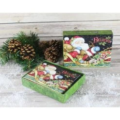 Believe Santa Boxed Christmas Card By Susan Winget 9 Believe Santa Boxed Christmas Card By Susan Winget -Calendars Store 201900013442 ALT3