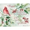 Cardinal And Berries Boxed Christmas Cards (18 Pack) W/ Decorative Box By Susan Winget -Calendars Store 201900013443