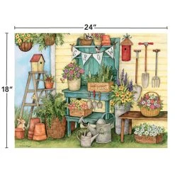 Potter's Bench 500 Piece Puzzle By Susan Winget -Calendars Store 201900014806 ALT4