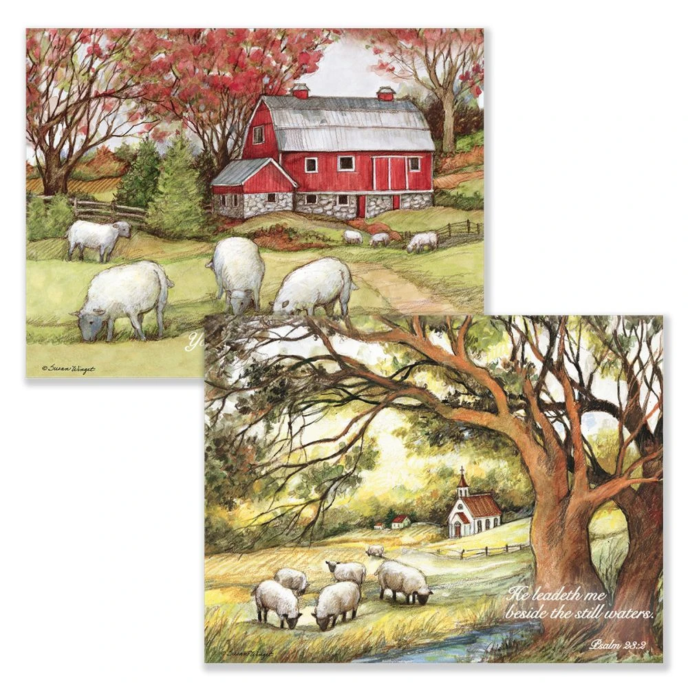 The Lord Is My Shepherd Assorted Boxed Note Cards 4 The Lord Is My Shepherd Assorted Boxed Note Cards - Image 2