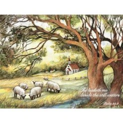 The Lord Is My Shepherd Assorted Boxed Note Cards 12 The Lord Is My Shepherd Assorted Boxed Note Cards -Calendars Store 201900014812 ALT3