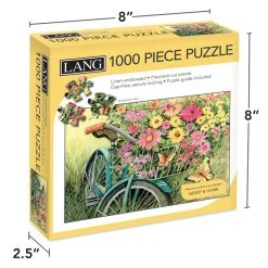 Bicycle Bouquet 1000 Piece Puzzle By Susan Winget -Calendars Store 201900015367 ALT3
