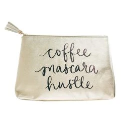 Coffee Mascara Hustle Accessory Pouch