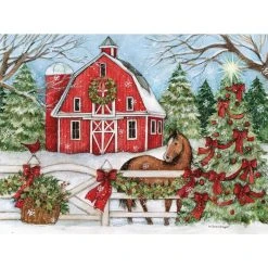 Heartland Holiday Boxed Christmas Cards (18 Pack) W/ Decorative Box By Susan Winget 11 Heartland Holiday Boxed Christmas Cards (18 Pack) W/ Decorative Box By Susan Winget -Calendars Store 201900021875
