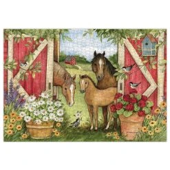 Heartland Barn 1000 Piece Puzzle By Susan Winget 18 Heartland Barn 1000 Piece Puzzle By Susan Winget -Calendars Store 201900022353 ALT1