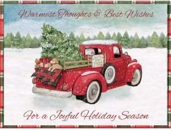 Santa's Truck 3D Pop-Up Christmas Cards (8 Pack) By Susan Winget -Calendars Store 201900022419 ALT1