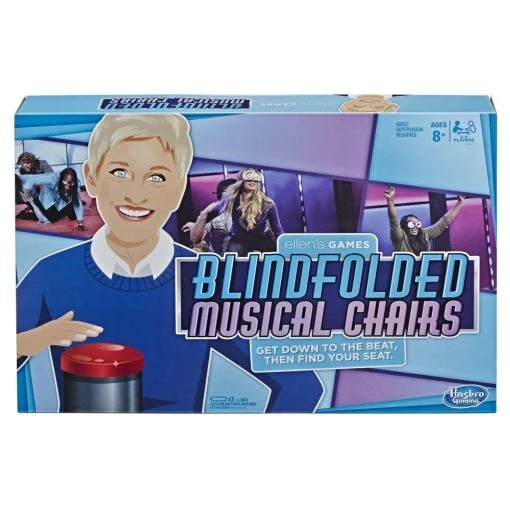 Hasbro Ellen Blindfolded Musical Chairs Game -Calendars Store 202000013343