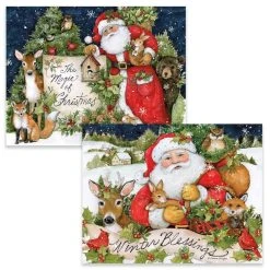 Magic Of Christmas Assorted Boxed Christmas Cards (18 Pack) W/ Decorative Box By Susan Winget -Calendars Store 202000014375