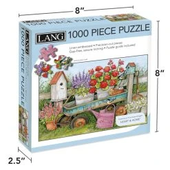 Blue Wagon 1000 Piece Puzzle By Susan Winget 20 Blue Wagon 1000 Piece Puzzle By Susan Winget -Calendars Store 202000017498 ALT3