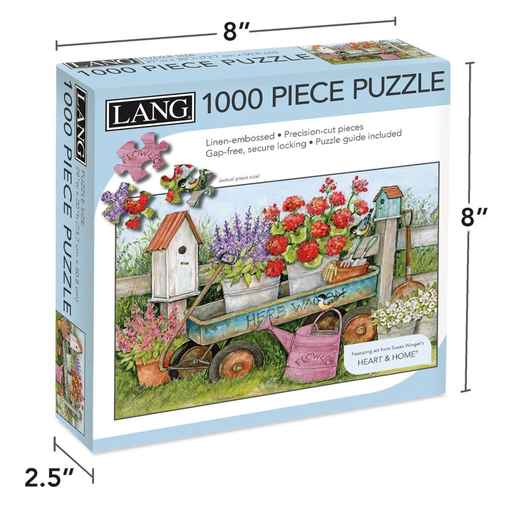 Blue Wagon 1000 Piece Puzzle By Susan Winget 11 Blue Wagon 1000 Piece Puzzle By Susan Winget - Image 9