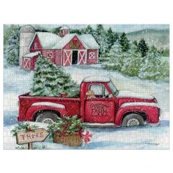 Santa's Truck 500 Piece Puzzle By Susan Winget -Calendars Store 202000017501 ALT1