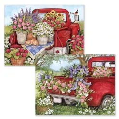 Truckin' Along Assorted Boxed Note Cards 10 Truckin' Along Assorted Boxed Note Cards -Calendars Store 202000018147 2