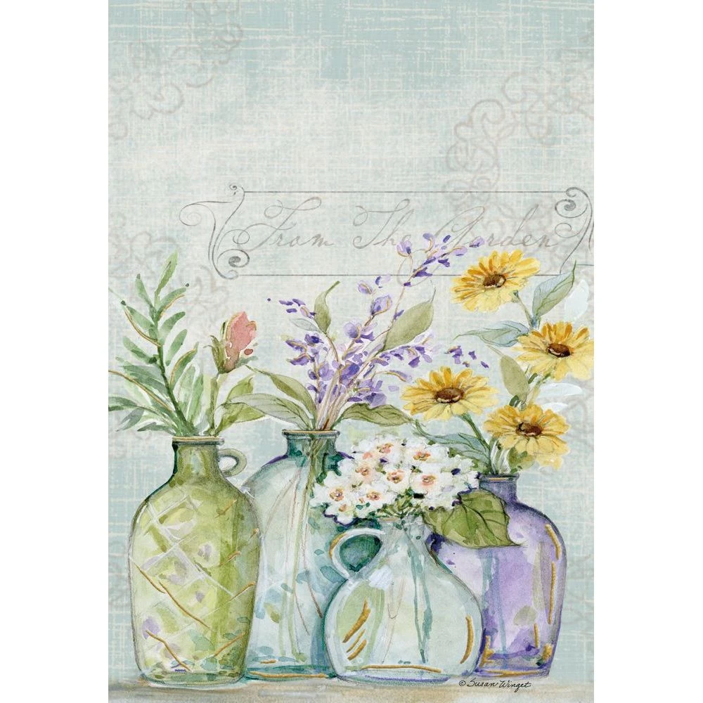 Garden Vase 200 Page Hardcover Note Pad By Susan Winget 5 Garden Vase 200 Page Hardcover Note Pad By Susan Winget - Image 3