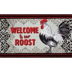 Cardinal Rooster Coir Small Doormat By Susan Winget -Calendars Store 202100000040