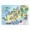 Chronicle Books New York City Map 1000pc Puzzle -Calendars Store 202100009953