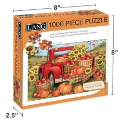 Harvest Truck 1000 Piece Puzzle By Susan Winget -Calendars Store 202100010102 ALT3