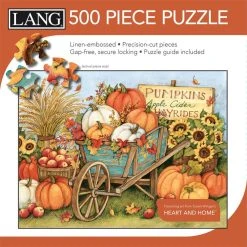 Harvest Wheelbarrow 500 Piece Puzzle By Susan Winget -Calendars Store 202100010106 ALT2