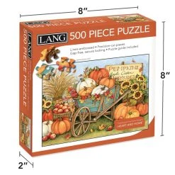 Harvest Wheelbarrow 500 Piece Puzzle By Susan Winget -Calendars Store 202100010106 ALT3