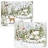 Snowy Scene Assorted Boxed Christmas Cards