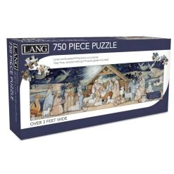 Nativity Set Puzzle 750 Piece Puzzle (Panoramic) -Calendars Store 202100015265