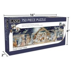 Nativity Set Puzzle 750 Piece Puzzle (Panoramic) -Calendars Store 202100015265 ALT3