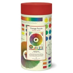 Color Chart 1000 Piece Puzzle By Cavallini -Calendars Store 202200007311 ALT2