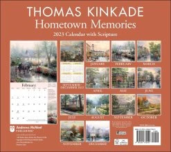 Thomas Kinkade Special Collectors Edition With Scripture 2023 Deluxe Wall Calendar With Print -Calendars Store 202300000868 1