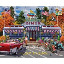 Bill And Sallys Diner 1000 Piece Puzzle -Calendars Store 202300007933