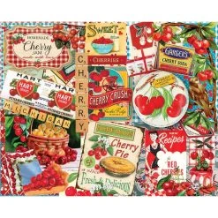 Cherries 1000 Piece Puzzle -Calendars Store 202300007937
