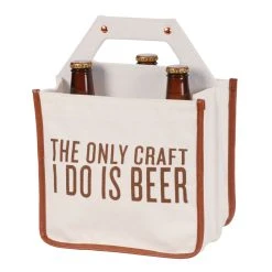 Six Pack Beer Caddy: Only Craft I Do Is Beer